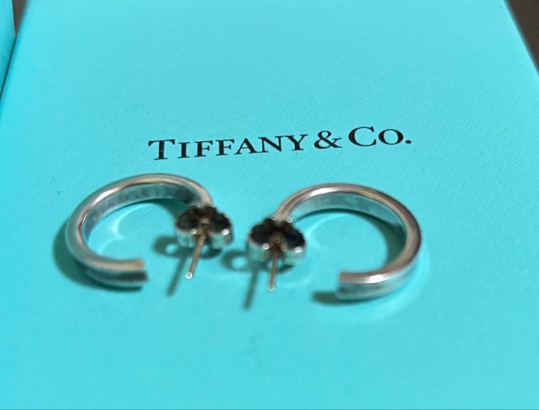 Tiffany & Co. フープピアス シルバー 1837