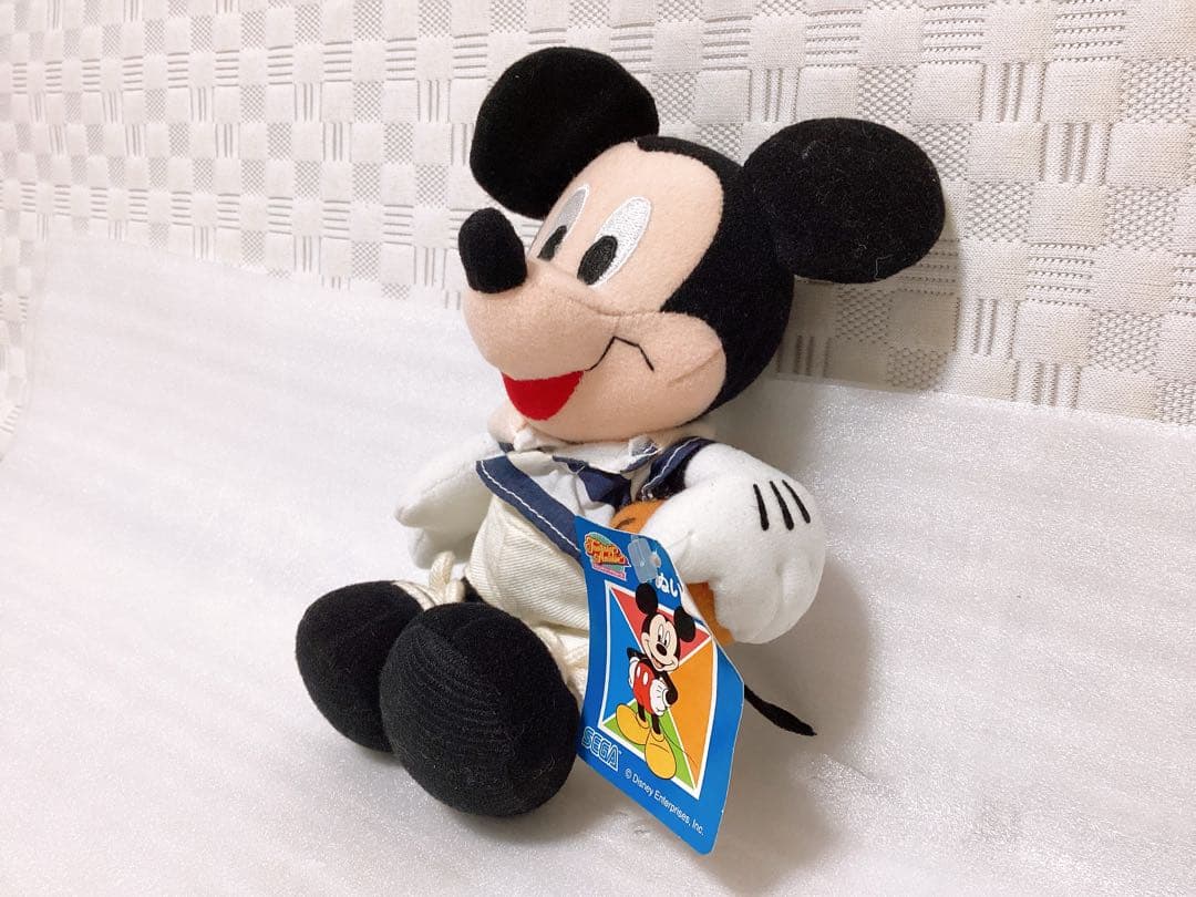 平成レトロ❤︎Disney❤︎ラグビー&野球 ミッキーマウス ぬいぐるみ 2点セット