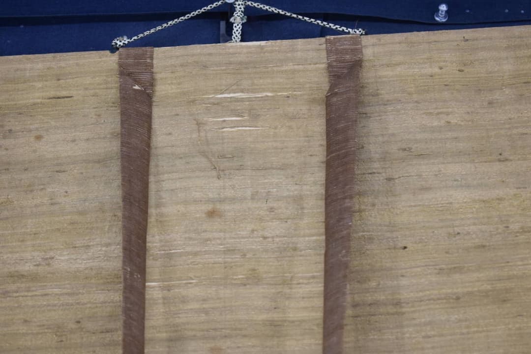 【真作】古市金峨/福禄寿図/幸福、財産、長寿の神様/掛軸☆宝船☆Y-448　JM