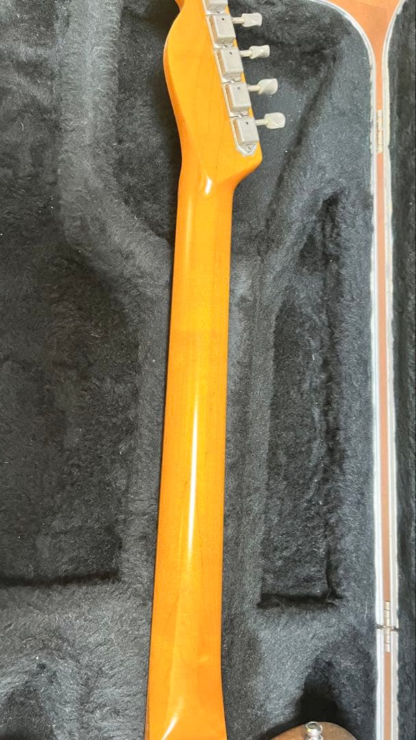 オーダーメイド　エレキギター ナチュラルウッド ハードケース付き