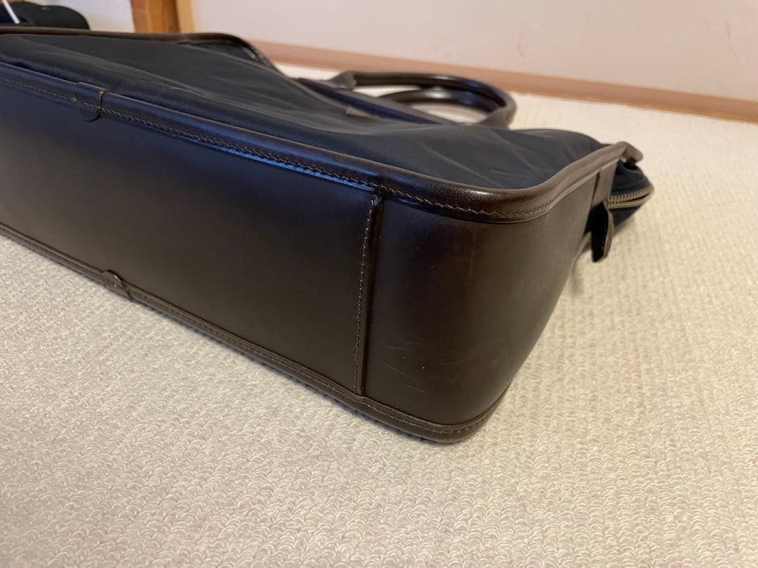 Felisi フェリージ8637/2 ビジネスバッグ ネイビー×ダークブラウン