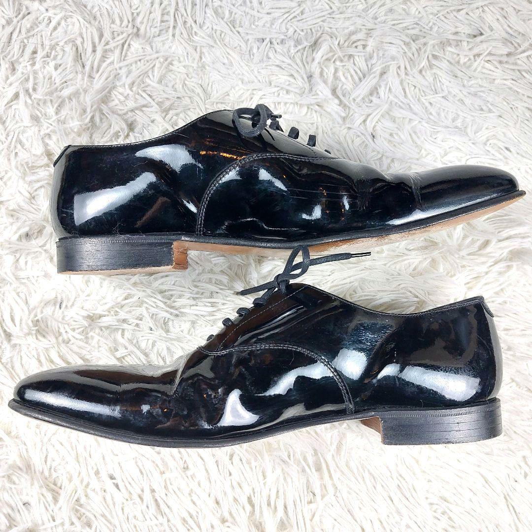 クロケット＆ジョーンズ 結婚式 エナメルドレスシューズ 靴黒 26cm
