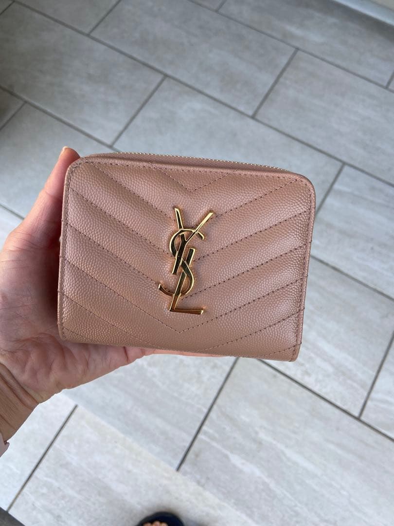 新品　サンローラン　2つ折り財布