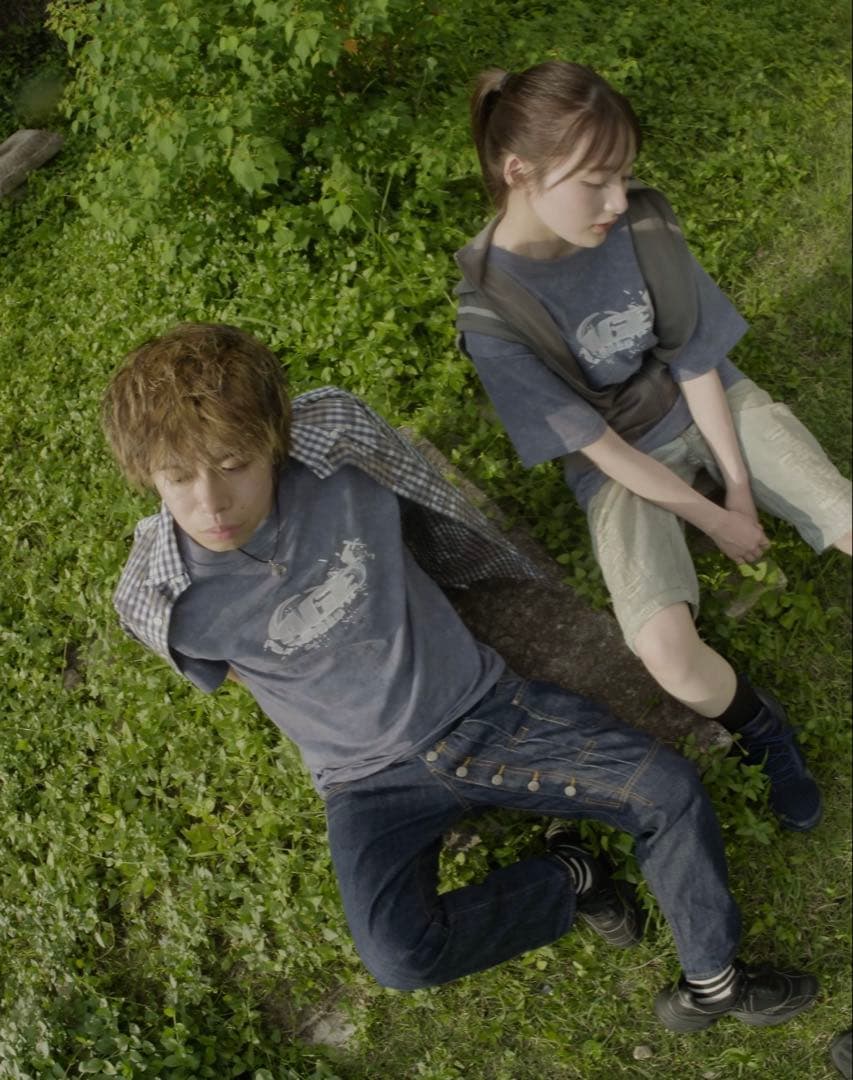 Age Factory ロゴT ブルー Lサイズ