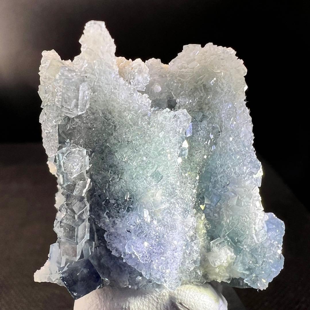 ヤオガンシャン産　「雪の城」「天使像」フローライト　シュガーフローライト