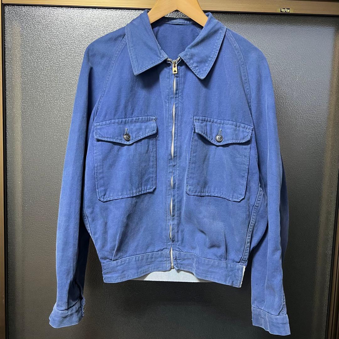 50s french vintage サイクリング ジャケット au fusil