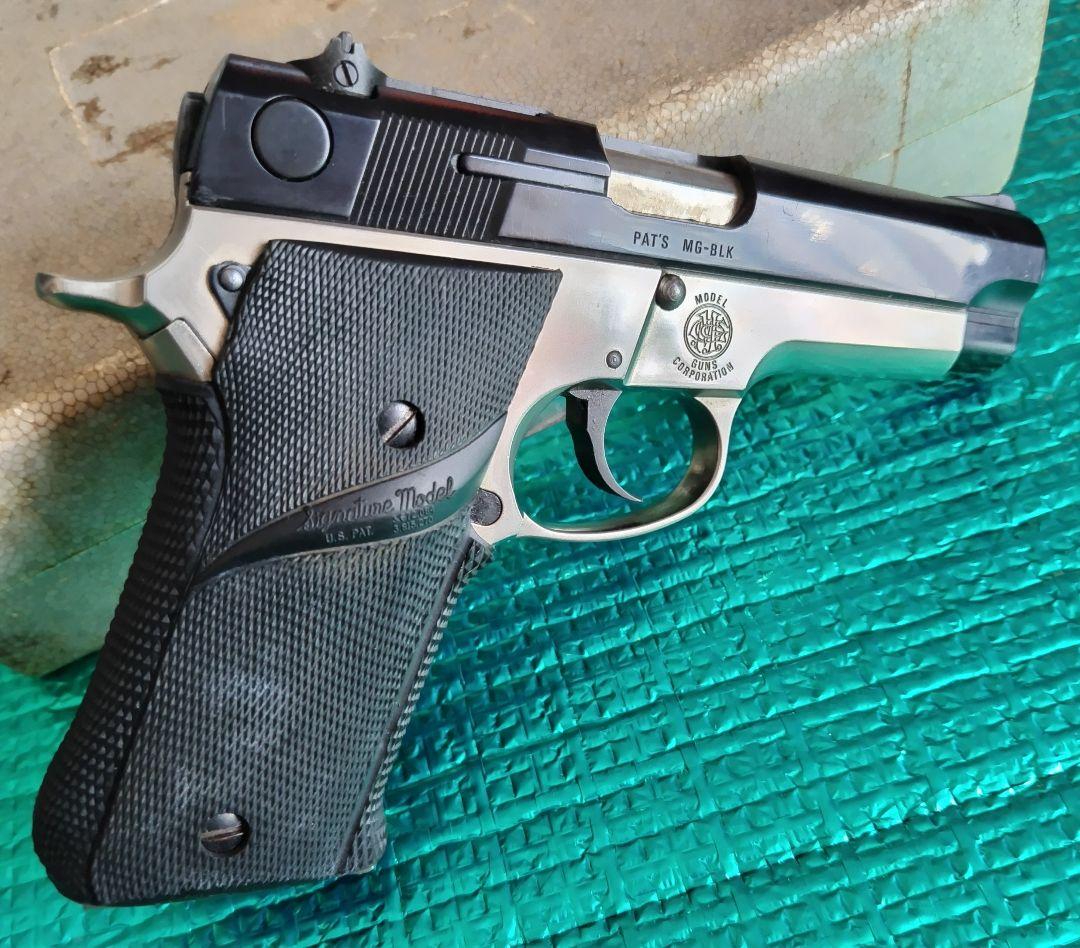 S&W M59 パックマイヤーラバーグリップ付き MGC モデルガン