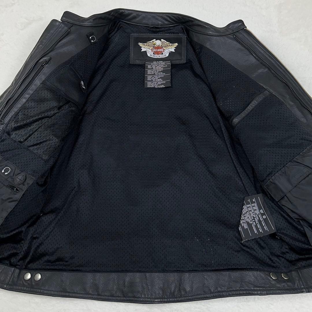 激レア XXL相当 HARLEY-DAVIDSON ライダースジャケット スカル