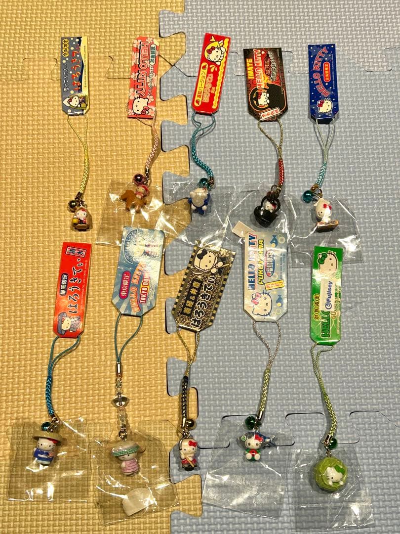 レア　ご当地キティ　サンリオ　根付け　ストラップ　100点