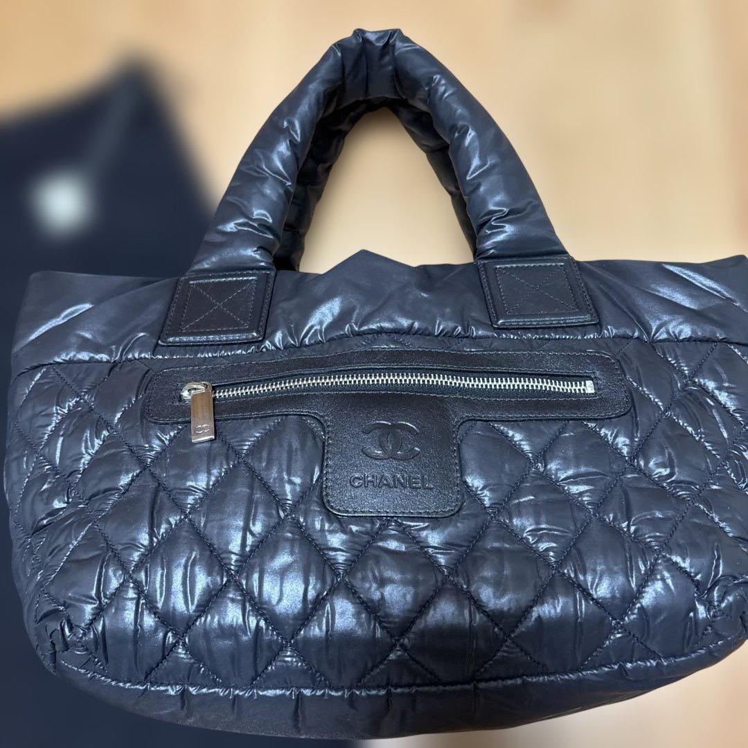 CHANEL ブラック コココクーン　ハンドバック