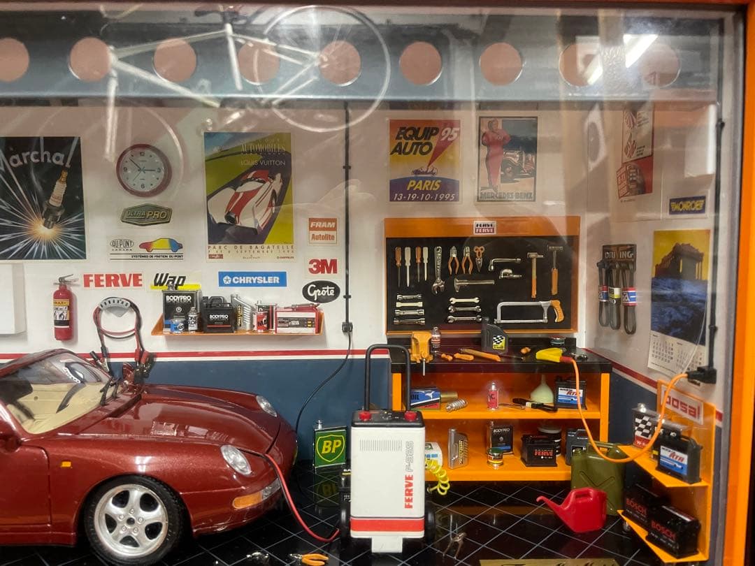 ポルシェ911 カレラ　ミニガレージ