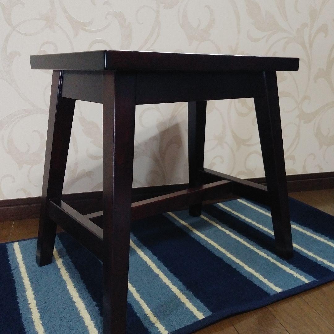 松本民芸家具　角脚 スツールテーブル