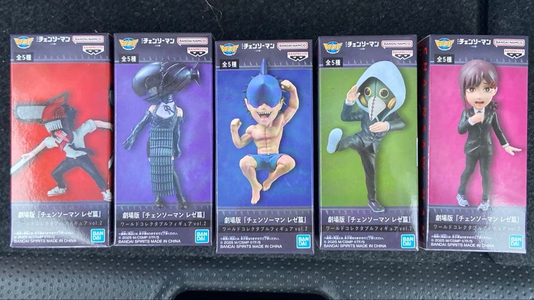 チェンソーマン ワールドコレクタブルフィギュア vol.2 5種セット