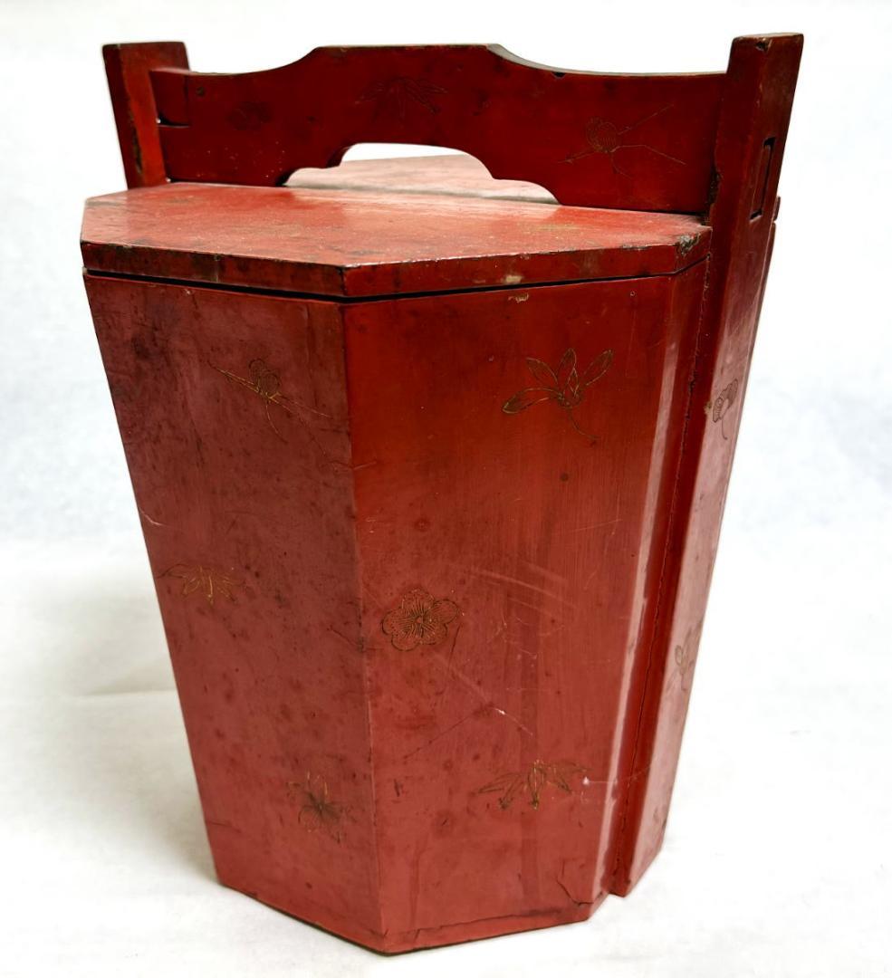 古琉球王国 朱塗沈金湯庫 タークー 錫茶壺 水注 茶道具 江戸 WWST001