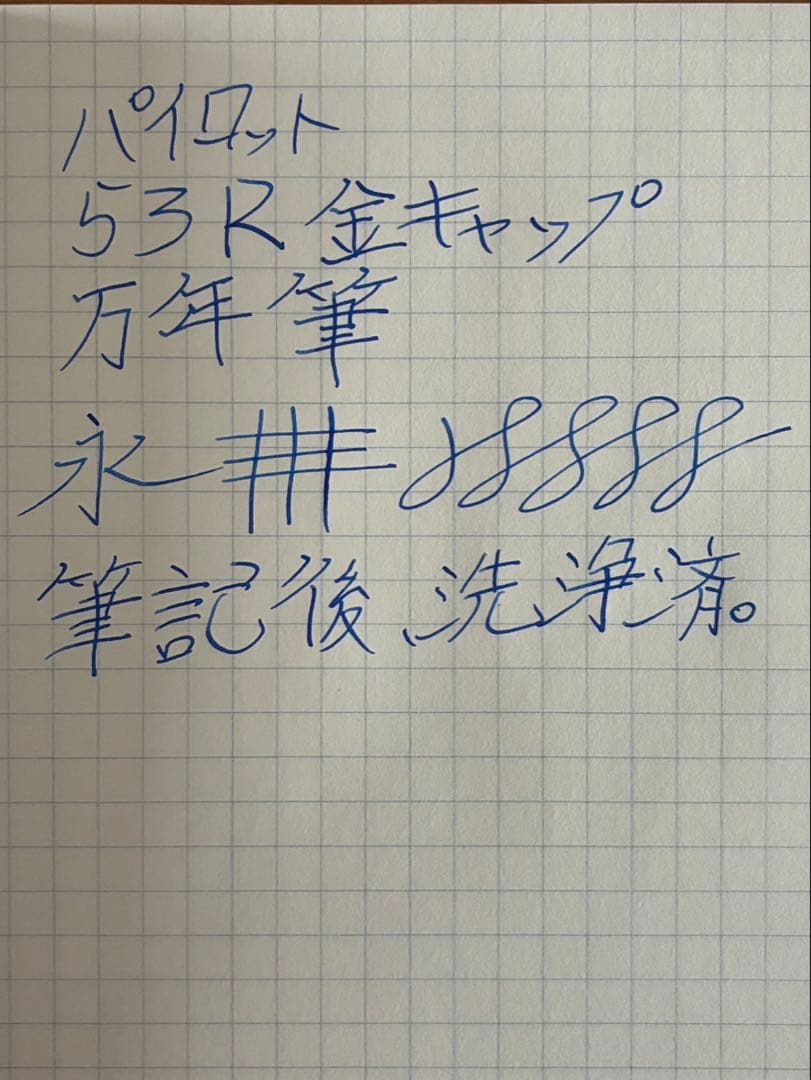 パイロット　53R 金キャップ　万年筆
