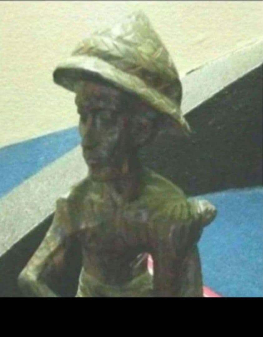 一刀彫のオブジェです