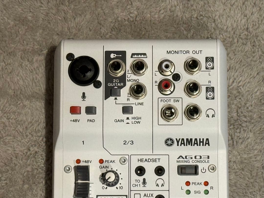 Yamaha AG03 オーディオインターフェース