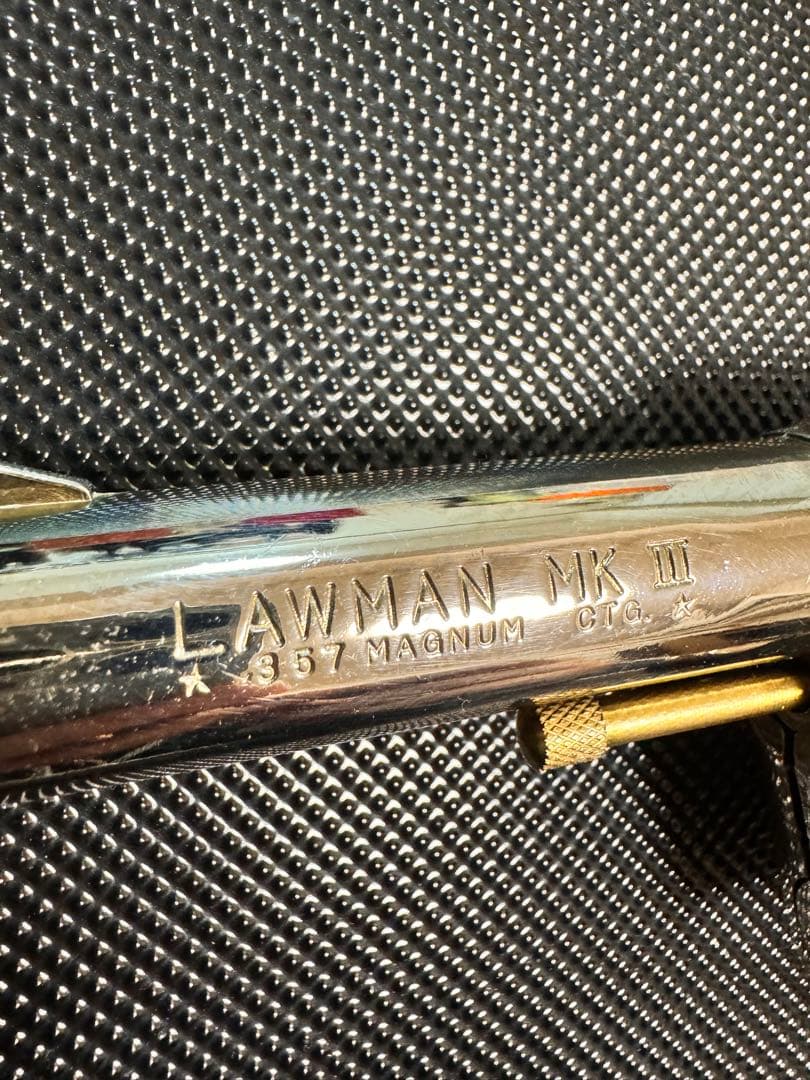 SMG刻印 ハドソン LAWMAN コルト ローマン MKⅢ MK3モデルガン