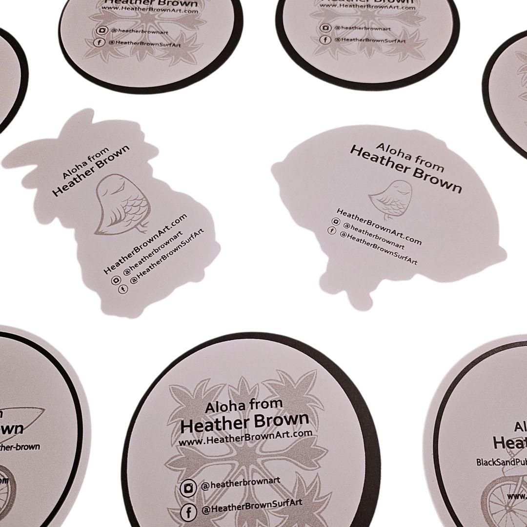 Heather Brown 9 Stickers ヘザーブラウンアートステッカー