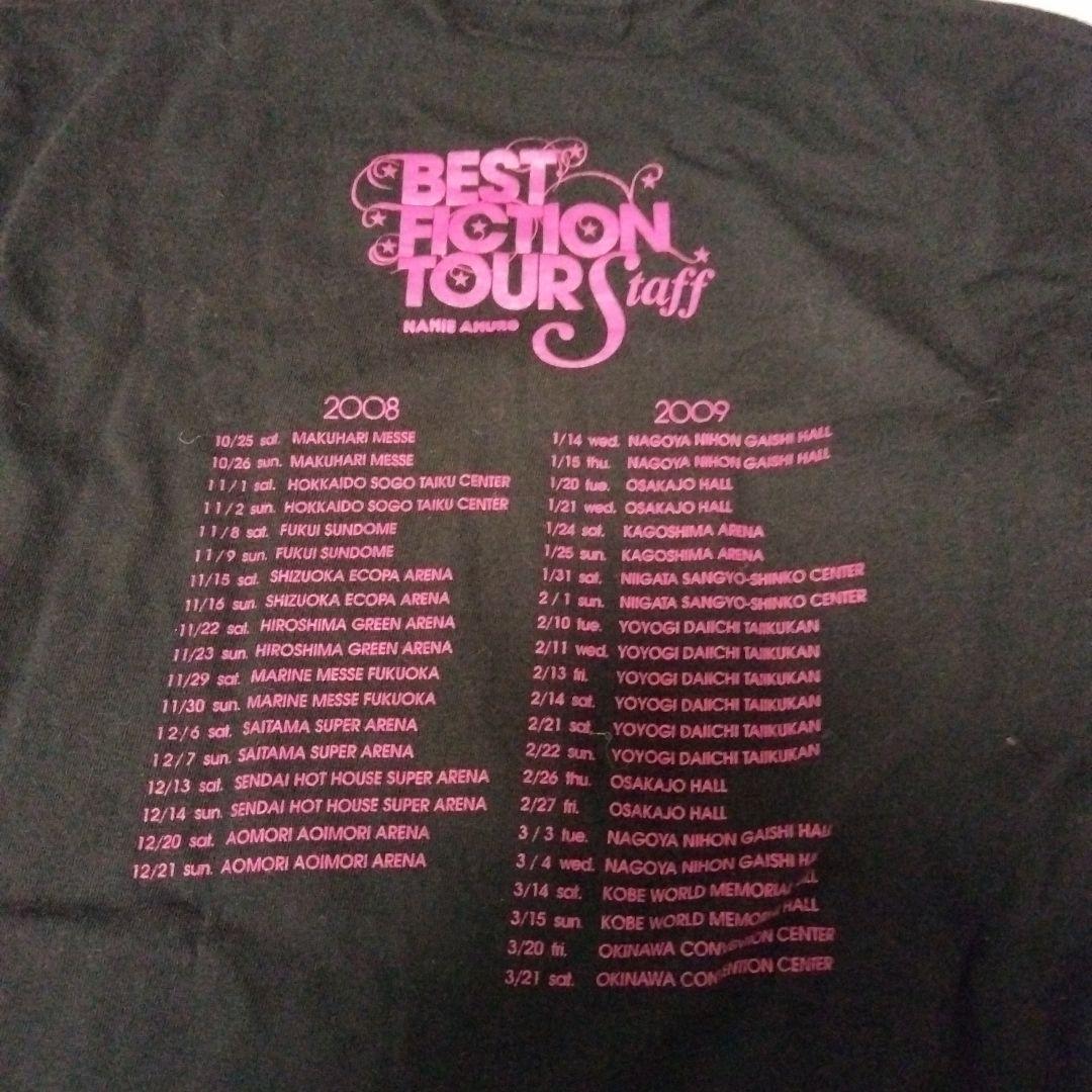 安室奈美恵　スタッフ　Tシャツ　ベストフィクション　Best Fiction