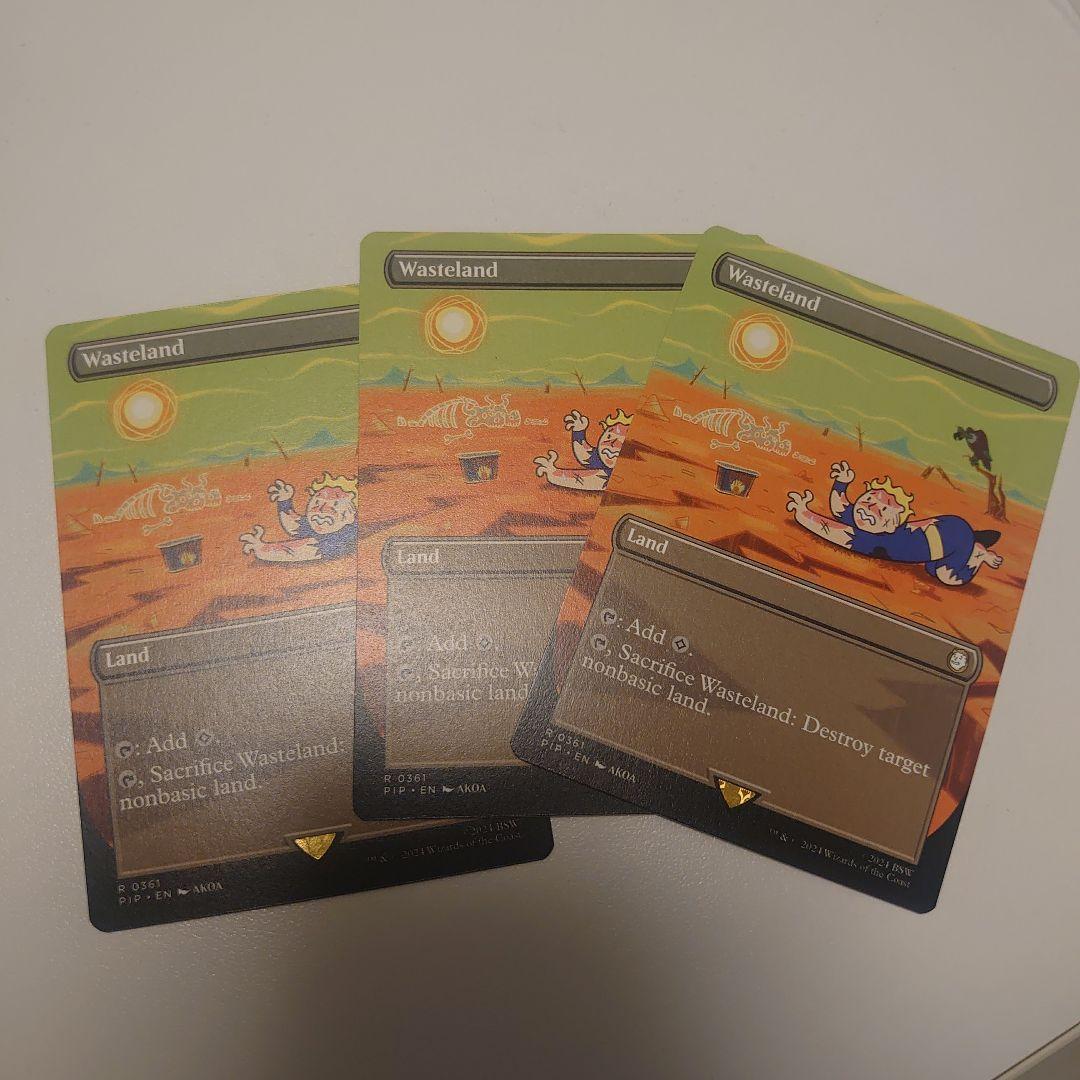 不毛の大地 3枚セット