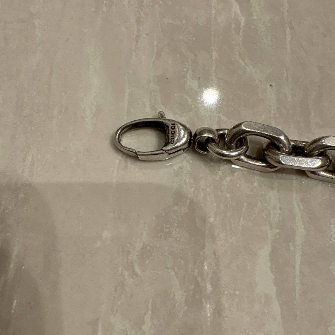 【GUCCI】インターロッキングG　チェーンブレスレット