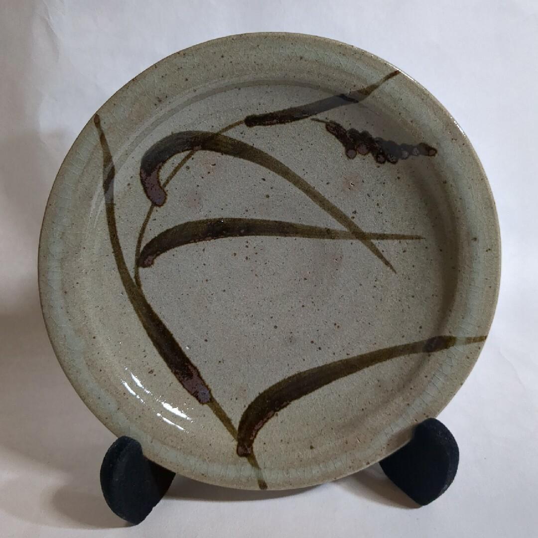 中里太郎右衛門窯 絵唐津皿 唐津焼 直径25cm 大皿 美品