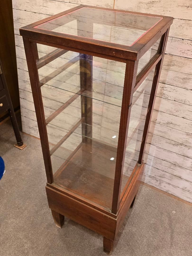 プ*い様 ガラスケース　昭和レトロ　古家具　パンケース　店舗什器　ショーケース