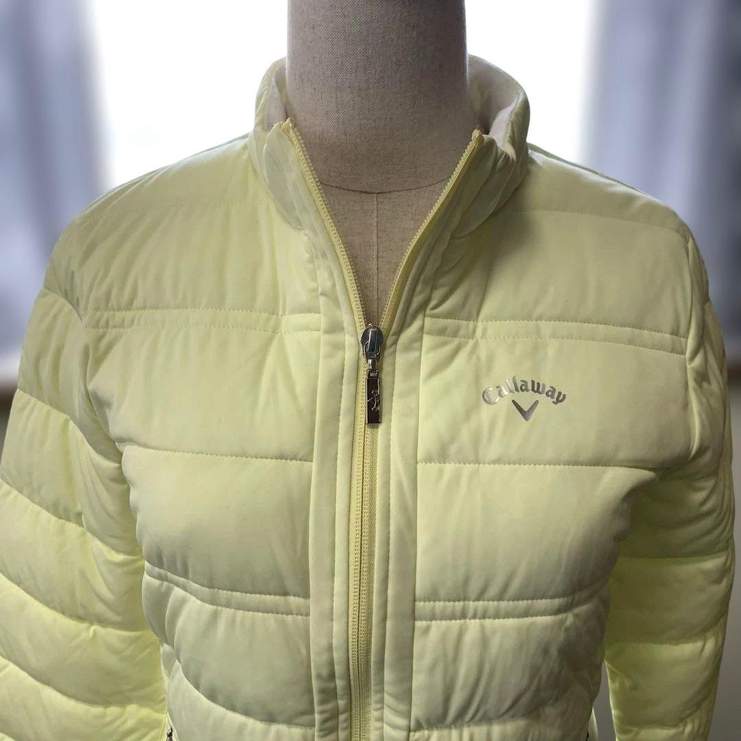Callaway レディース 中綿入セットアップ ライトイエロー