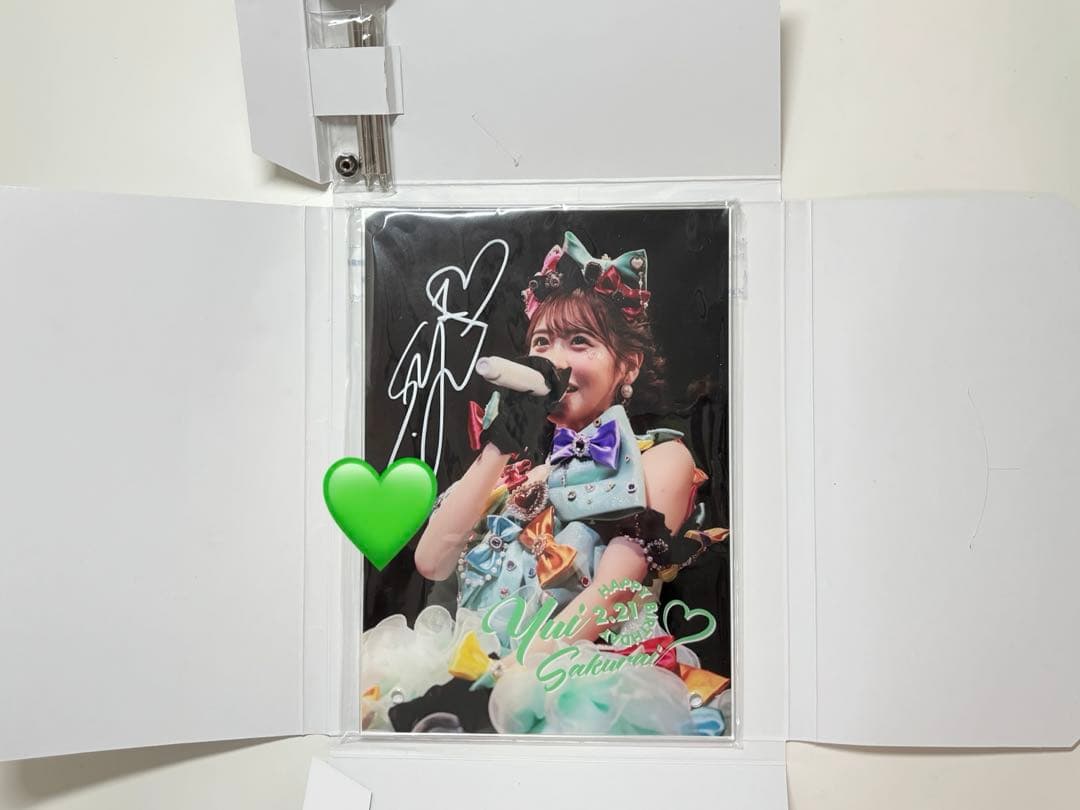 FRUITS ZIPPER 櫻井優衣 2024生誕ラッフル アクパネ 直筆サイン