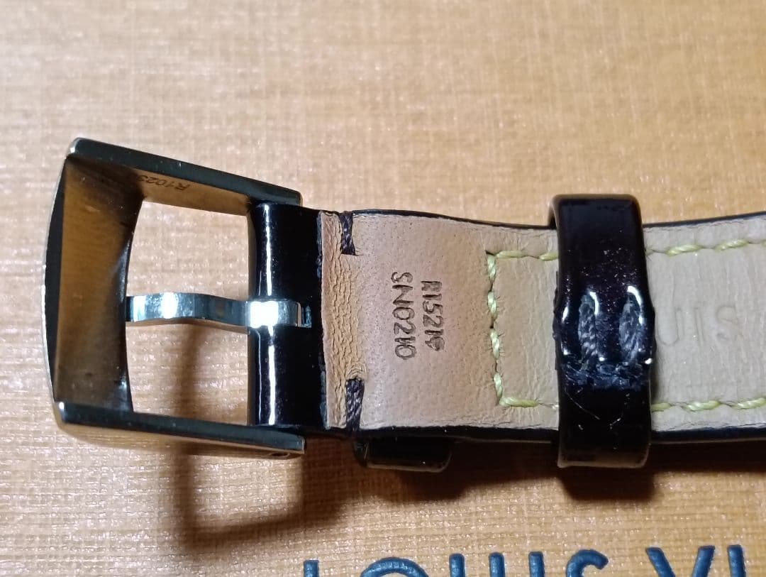 【専用】タンブールPM　レザーストラップ　モノグラムヴェルニ　アマラント