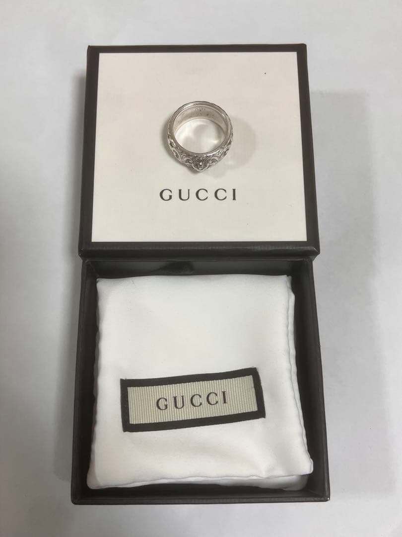 ☆GUCCI グッチ　キャットヘッドリング　指輪