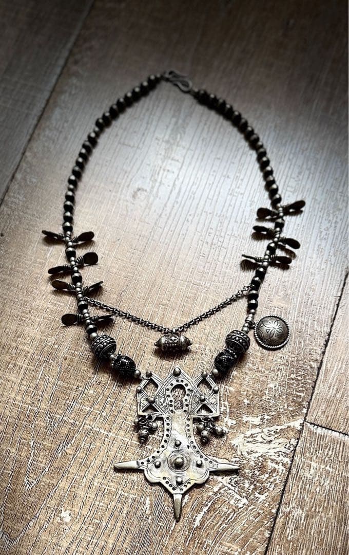 トゥアレグ　トライバルシルバーヴィンテージネックレス