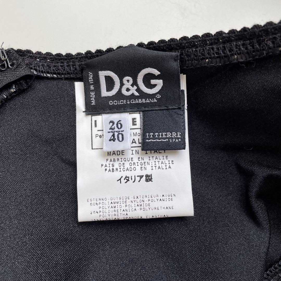 ドルチェ&ガッバーナ D&G タンクトップ y2k サイズ40