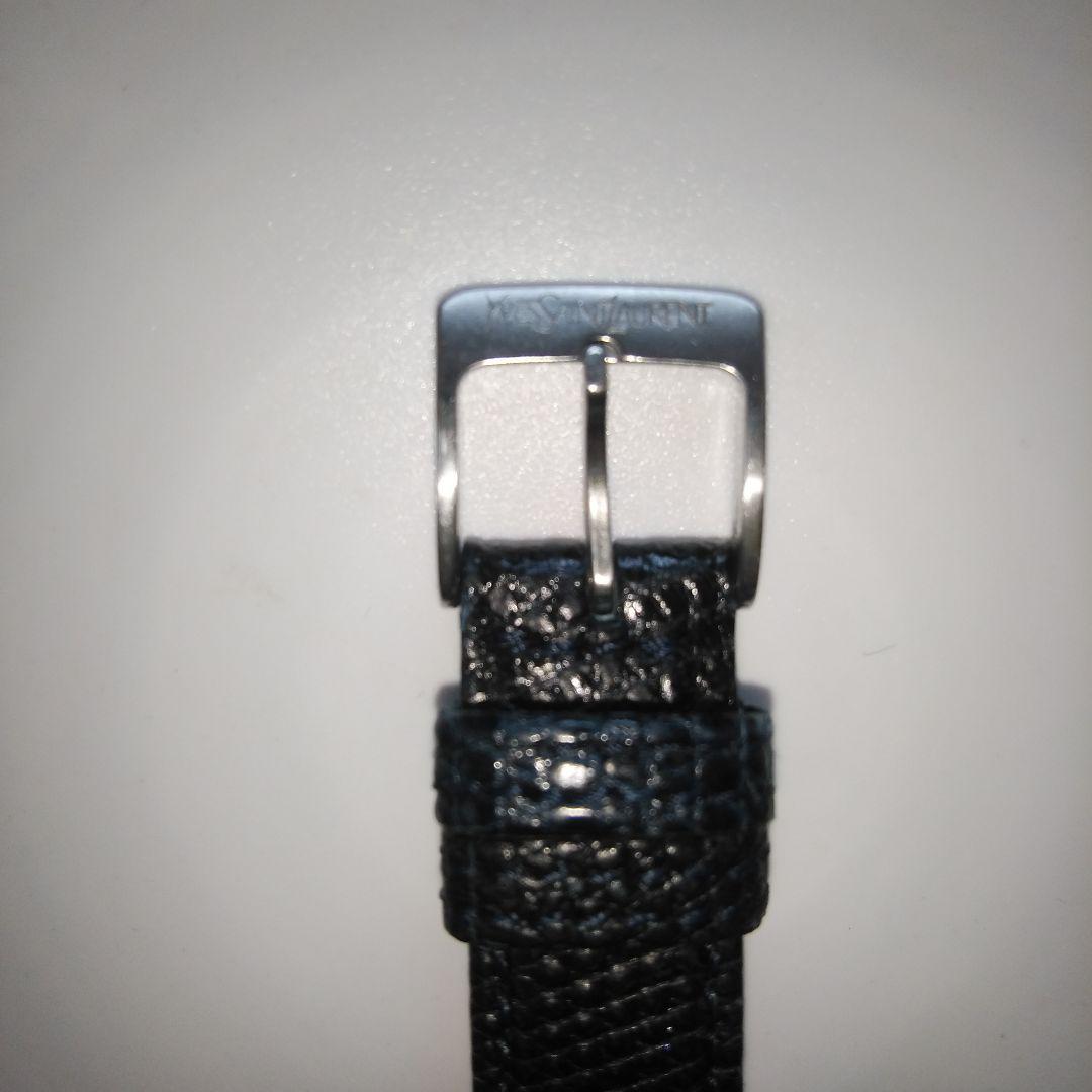 Yves Saint Laurent レザーベルト時計