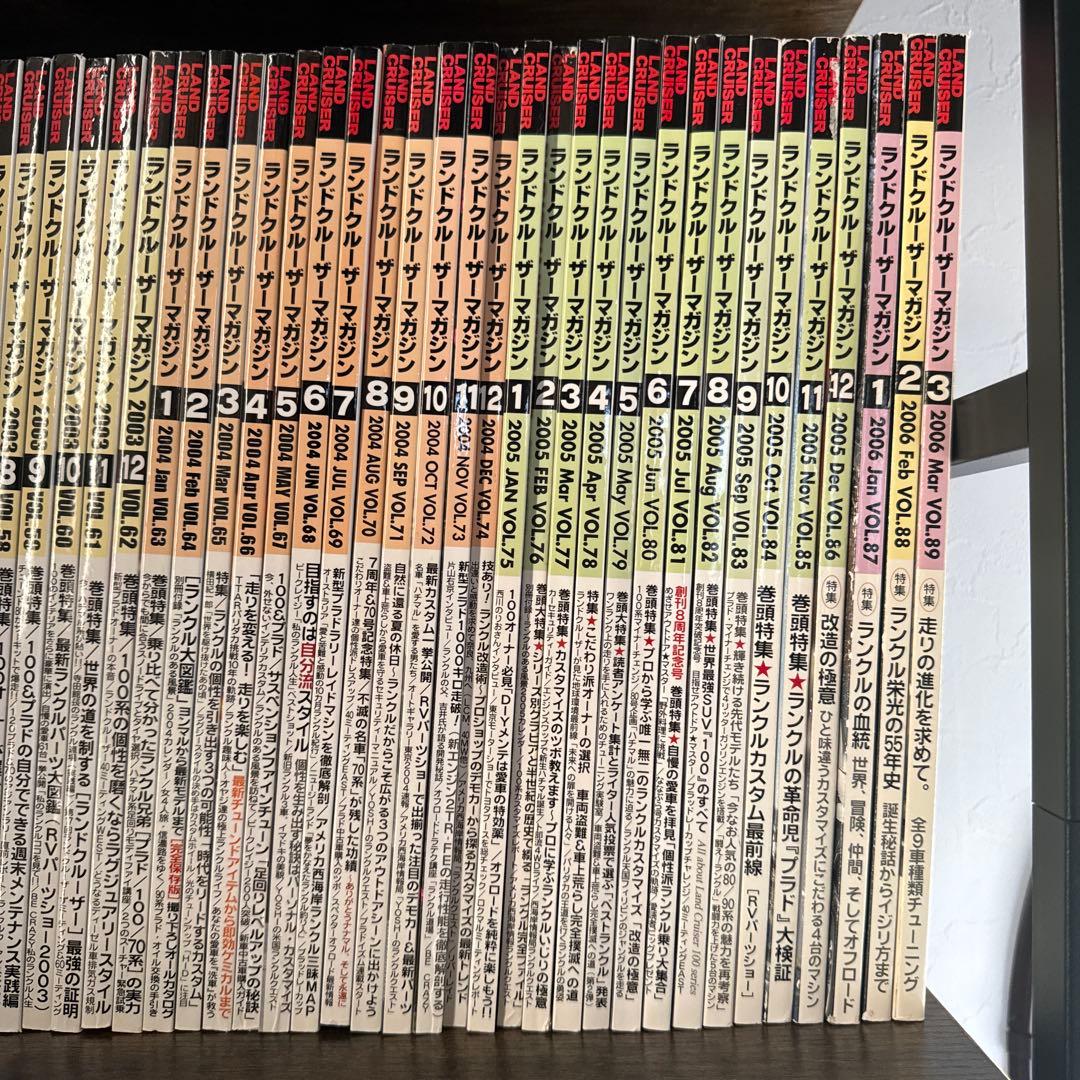 ジ*ン様 超貴重！ランドクルーザーマガジン等、バラ売りは致しません。