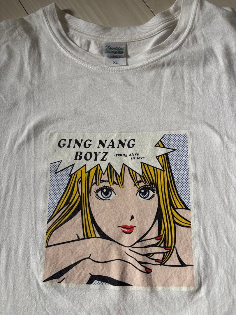 【XL】銀杏BOYZ 峯田和伸 君と僕の第三次世界大戦的恋愛革命 Tシャツ