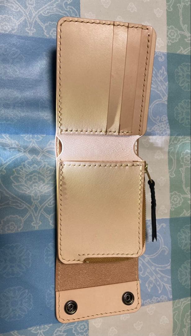 トラッカーウォレット　part5 ミドルサイズ　ミドルウォレット　黒　本革