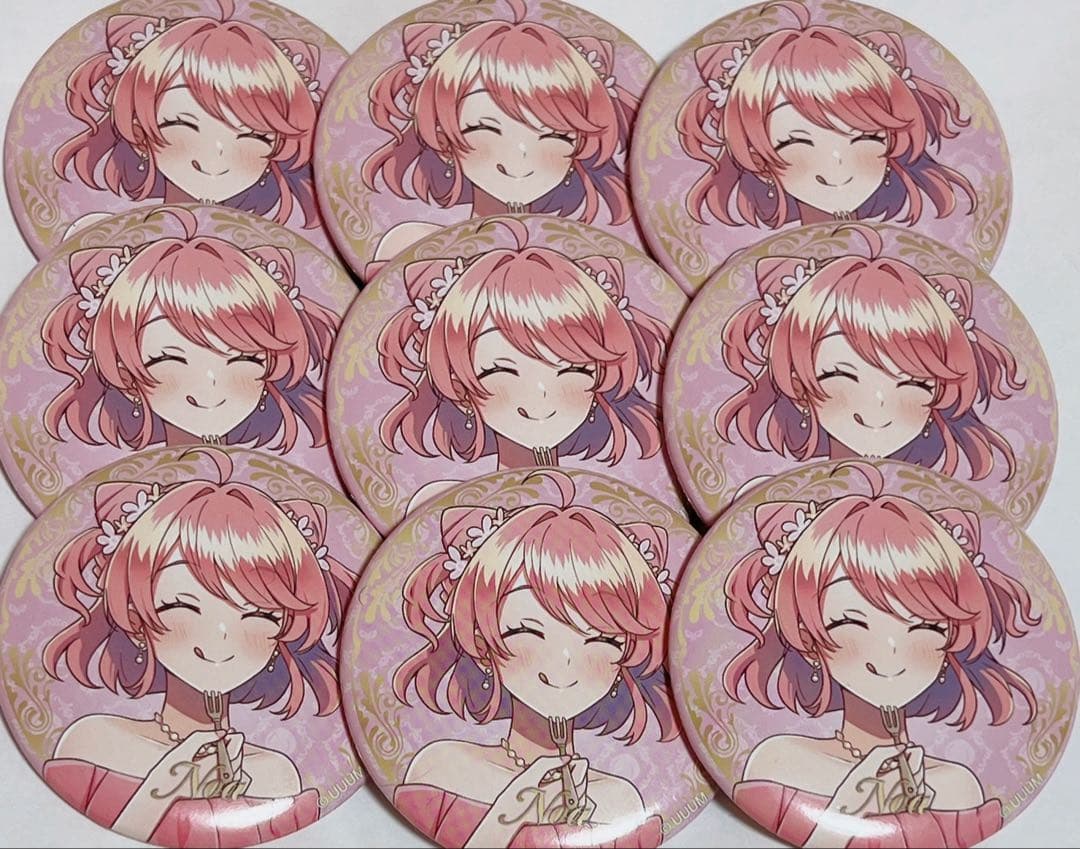 カラフルピーチのあ 缶バッジ ぷぴぱ