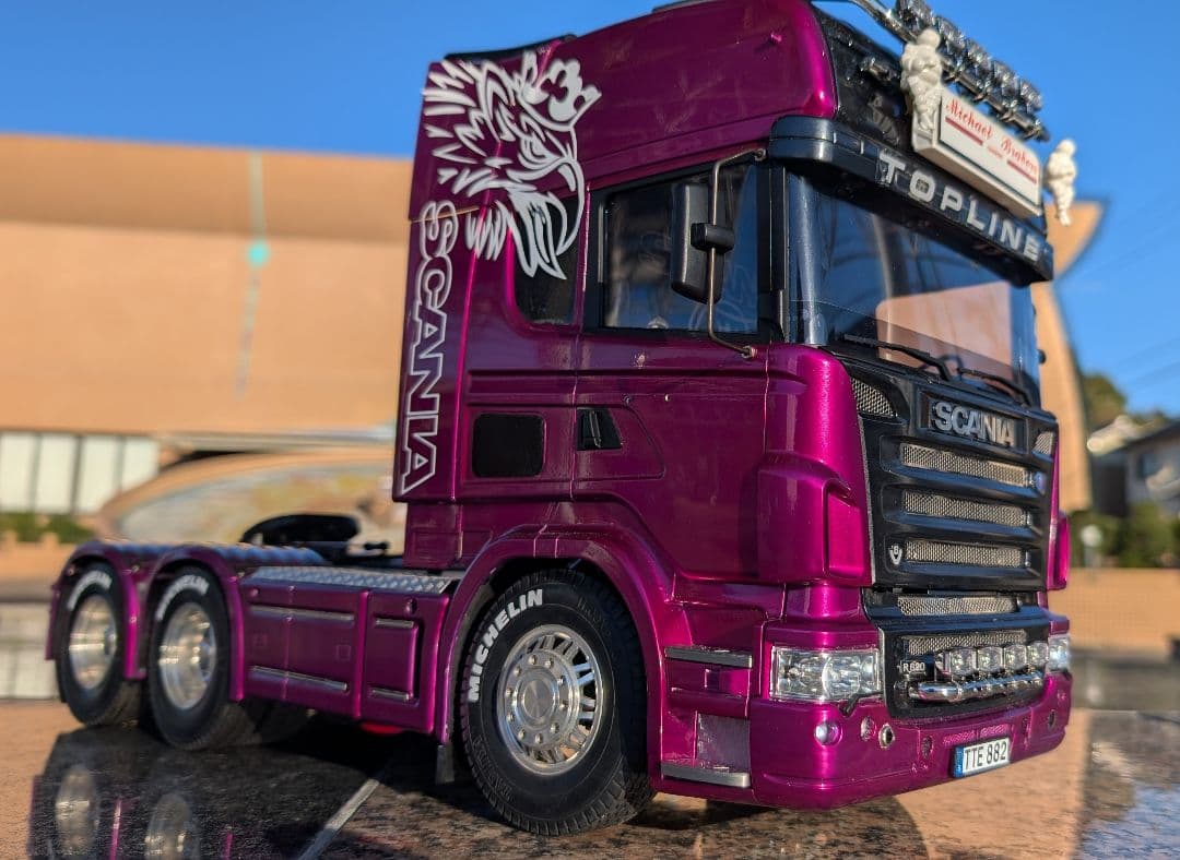 1/14 スカニア フルオペ カメラ付 タミヤ トレーラー ビッグトラック