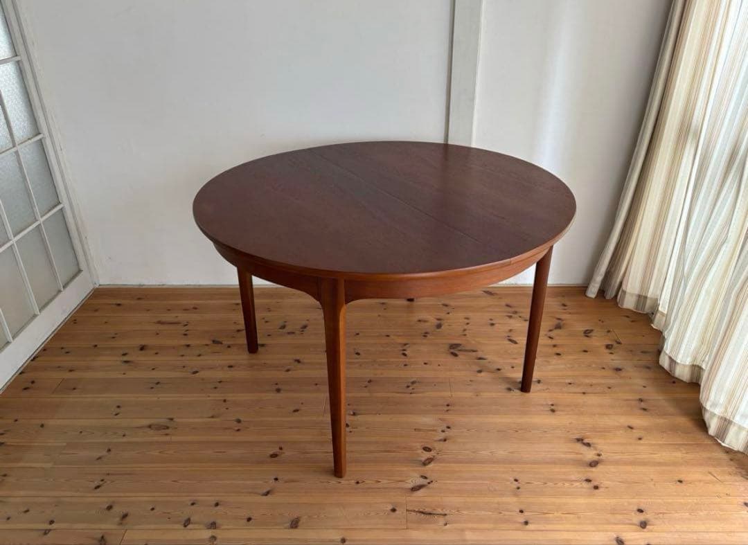 【8/23まで】nathan/ネイサン　ラウンドエクステンションテーブル