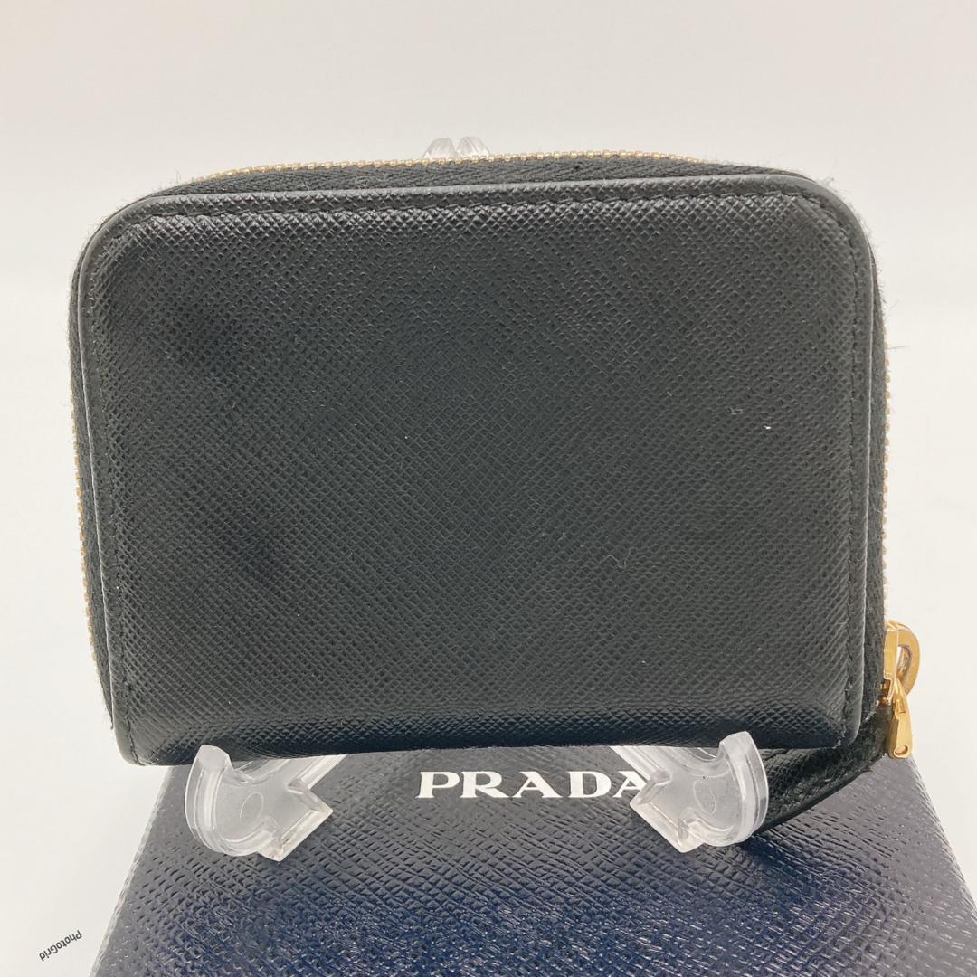 PRADA プラダ　ケース ラウンドジップ サフィアーノ　✴︎①
