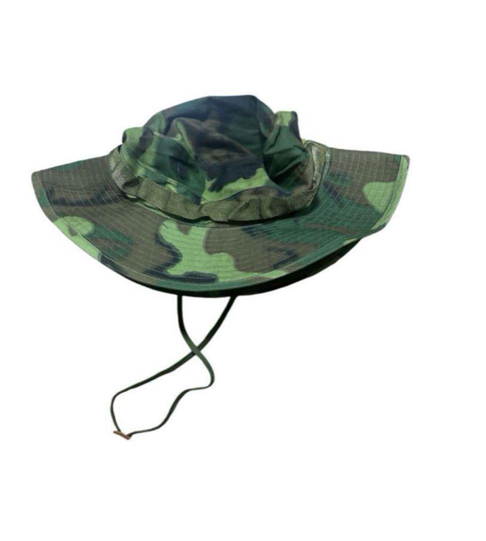 NOS 60s リーフカモ　グリーンリーフカモ ブーニー ERDL 7 1/8