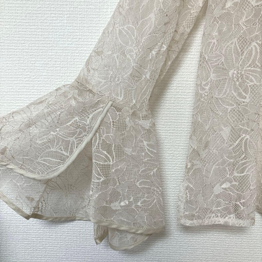 あさこ　新品　カナ　ベルスリーブスリット2wayワンピース