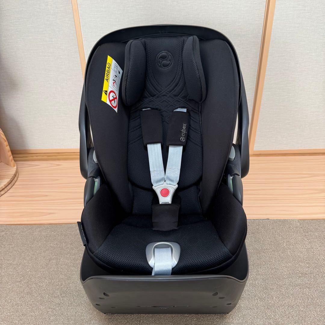 【美品】サイベックス クラウドT ブラック ベースTセット チャイルドシート