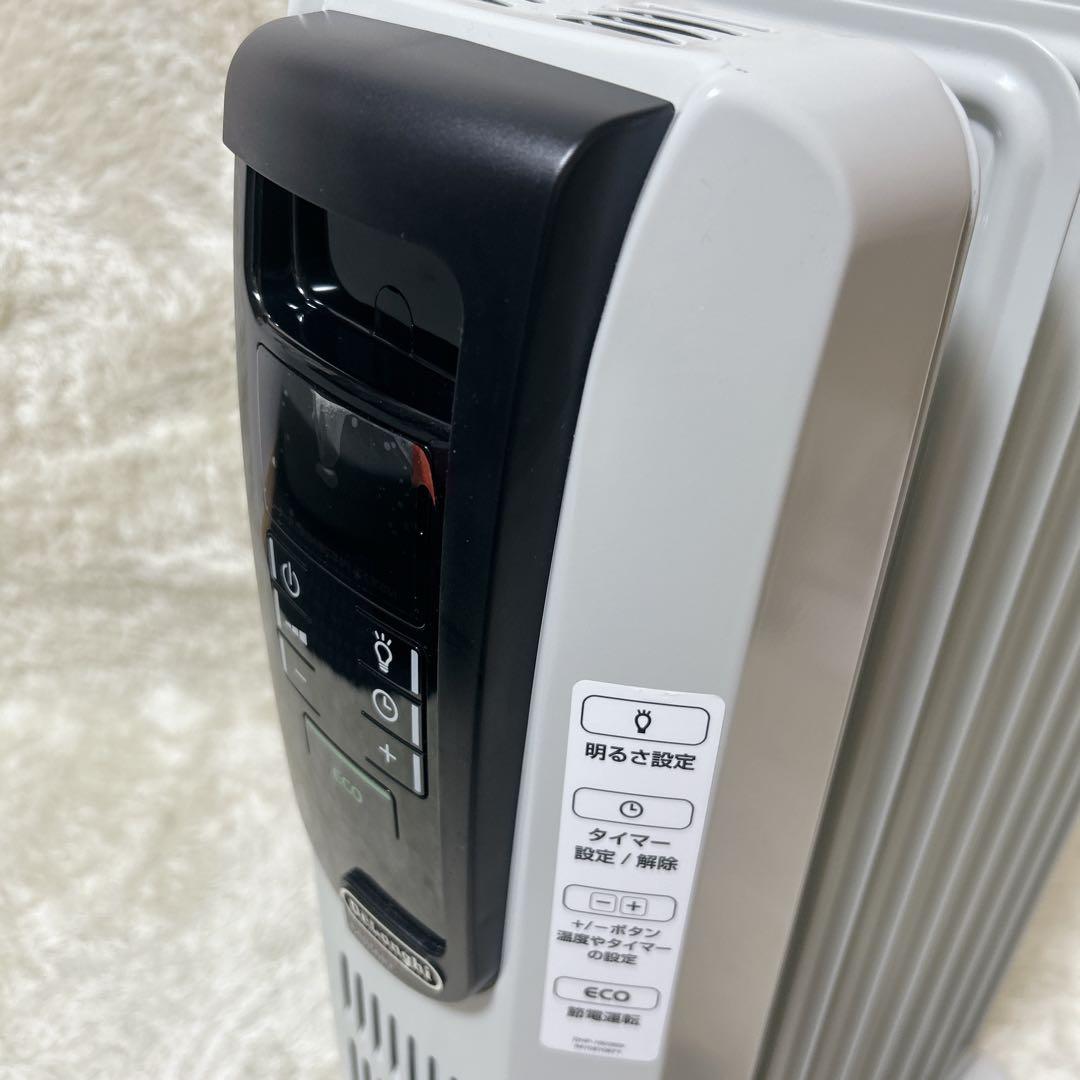 【美品】デロンギ オイルヒーター KHD410812-BK 1200W ECO