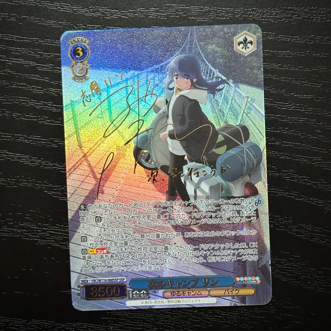 WS 次のキャンプ リン SSP サイン