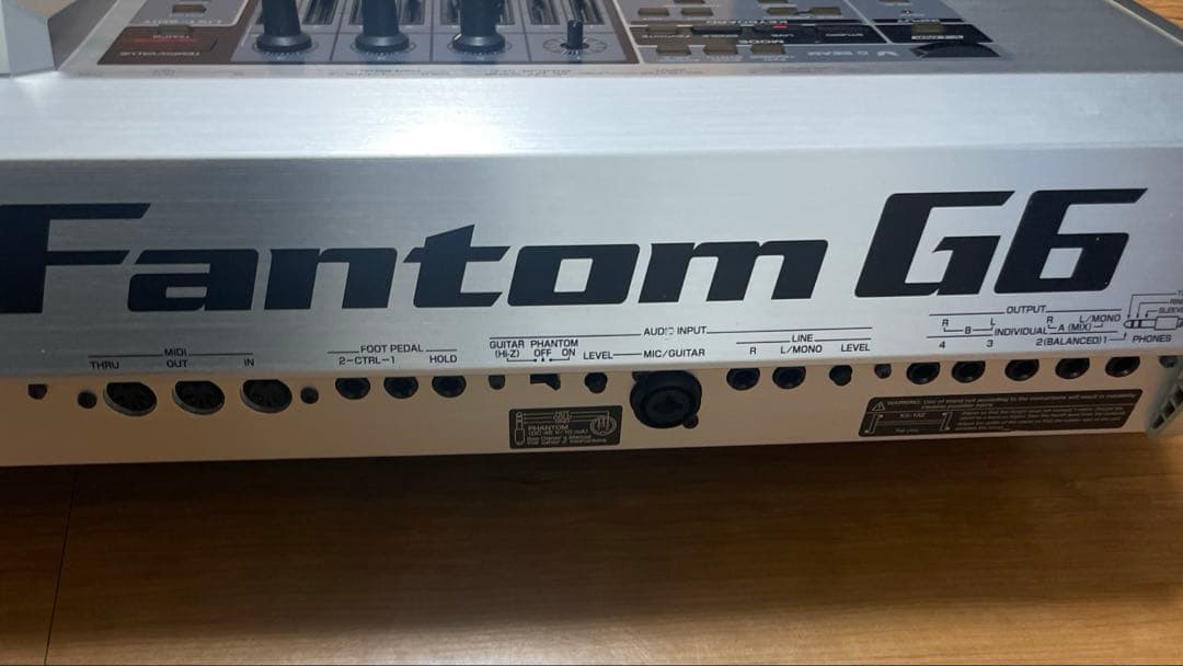 12/16迄　Roland PhantomG6+ペダル　ローランドファントムG6