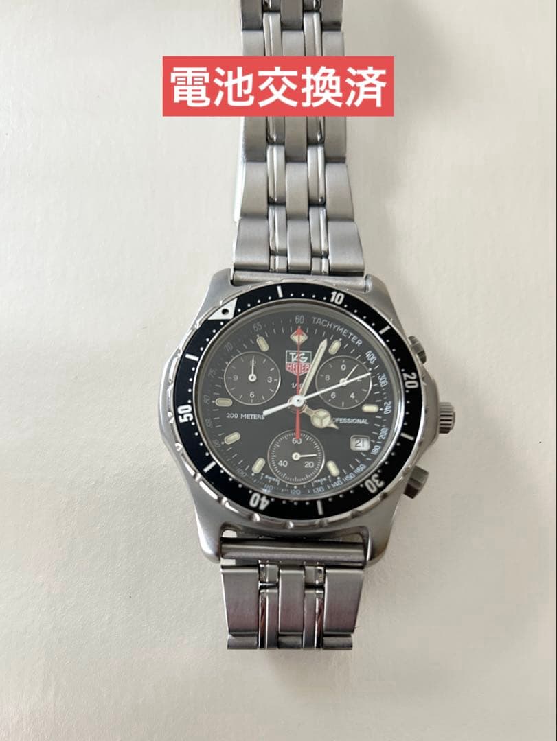 【可動品】タグ・ホイヤー クロノグラフ CE1112 ブラックダイヤル