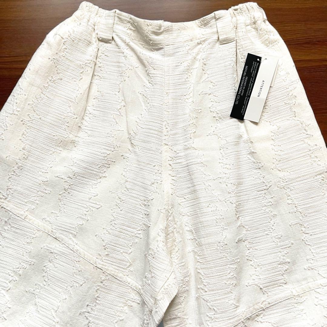 未使用 タグ付き MOYURU サルエルパンツ 立体裁断 サイズ M〜L